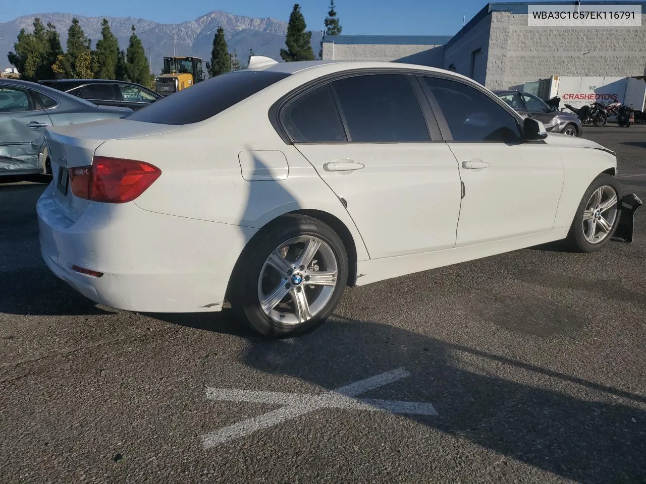 2014 BMW 328 I Sulev VIN: WBA3C1C57EK116791 Lot: 77819224