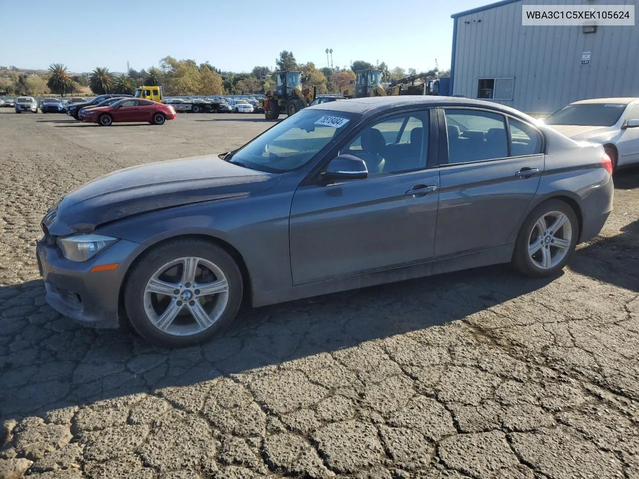 2014 BMW 328 I Sulev VIN: WBA3C1C5XEK105624 Lot: 78518484