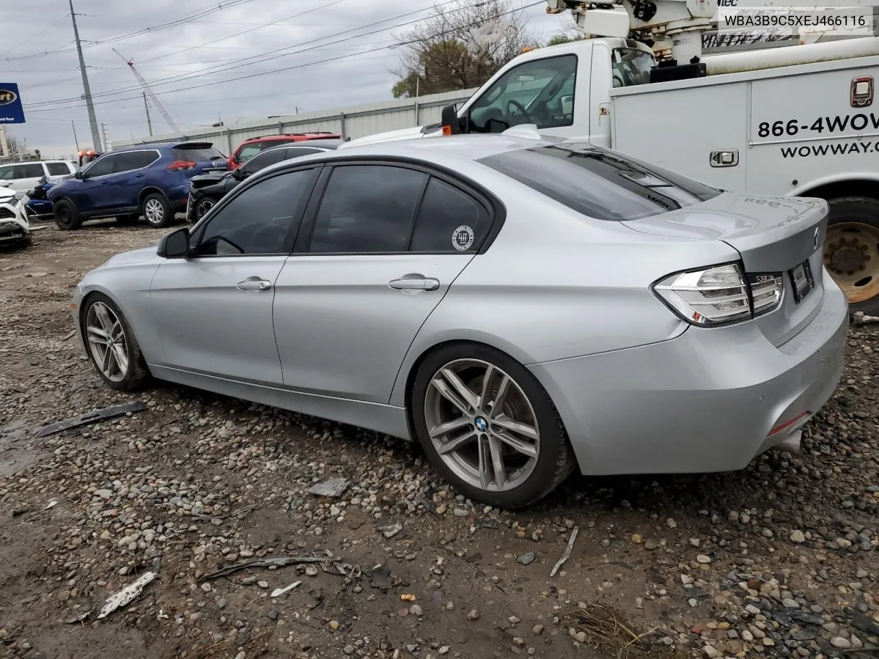 2014 BMW 335 Xi VIN: WBA3B9C5XEJ466116 Lot: 78701504