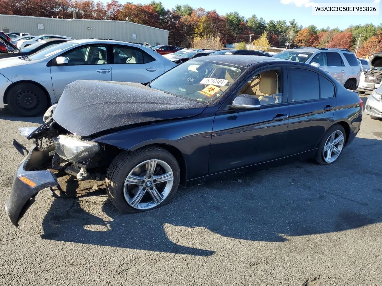 2014 BMW 320 I xDrive VIN: WBA3C3C50EF983826 Lot: 78712384