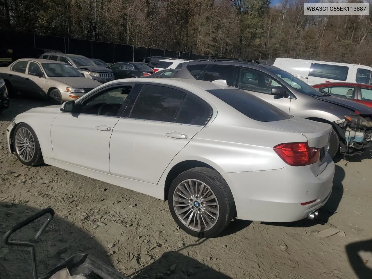 2014 BMW 328 I Sulev VIN: WBA3C1C55EK113887 Lot: 79104494