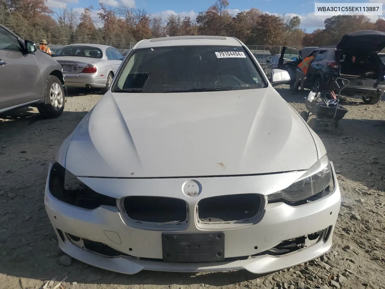 2014 BMW 328 I Sulev VIN: WBA3C1C55EK113887 Lot: 79104494