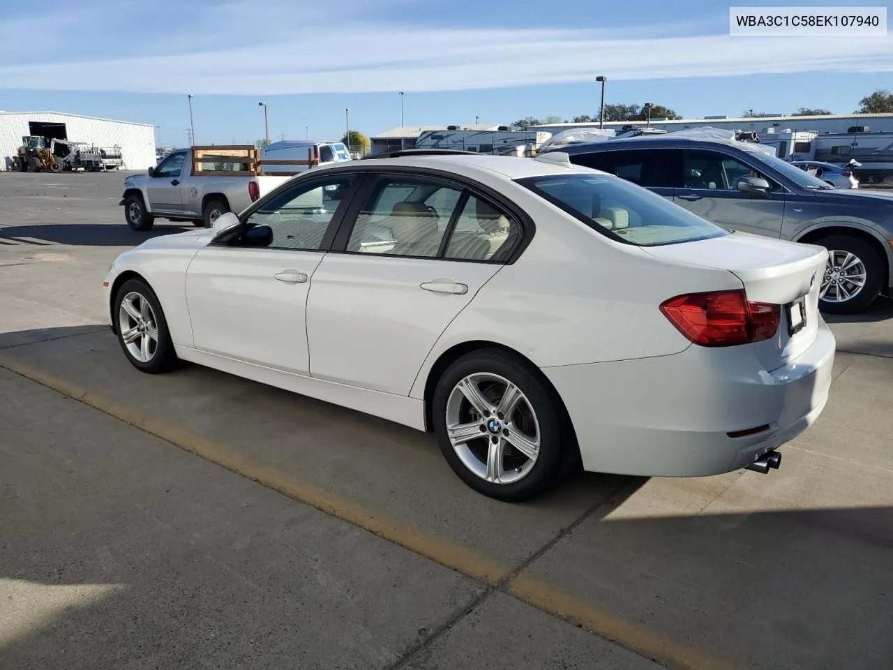 2014 BMW 328 I Sulev VIN: WBA3C1C58EK107940 Lot: 79312934