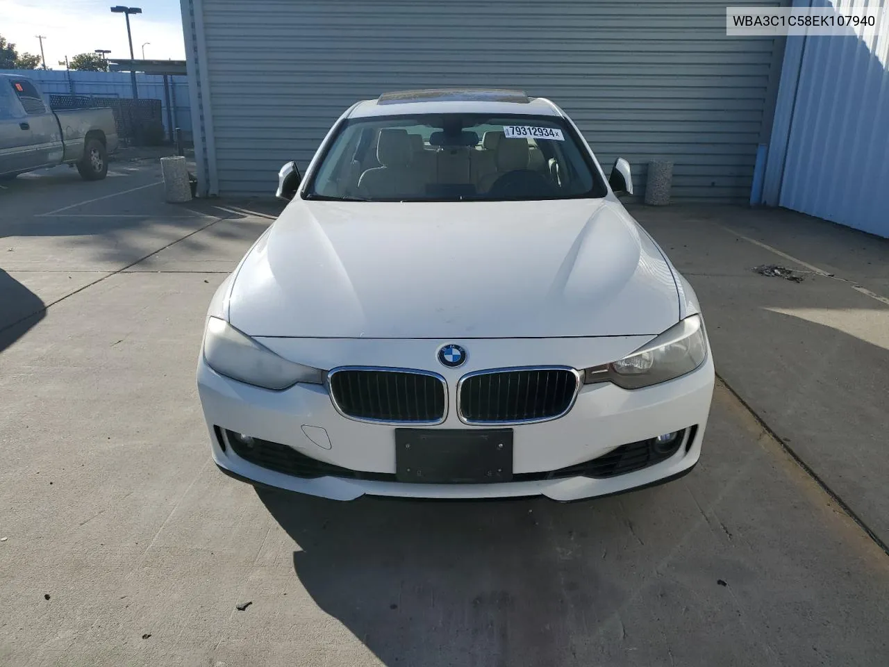 2014 BMW 328 I Sulev VIN: WBA3C1C58EK107940 Lot: 79312934