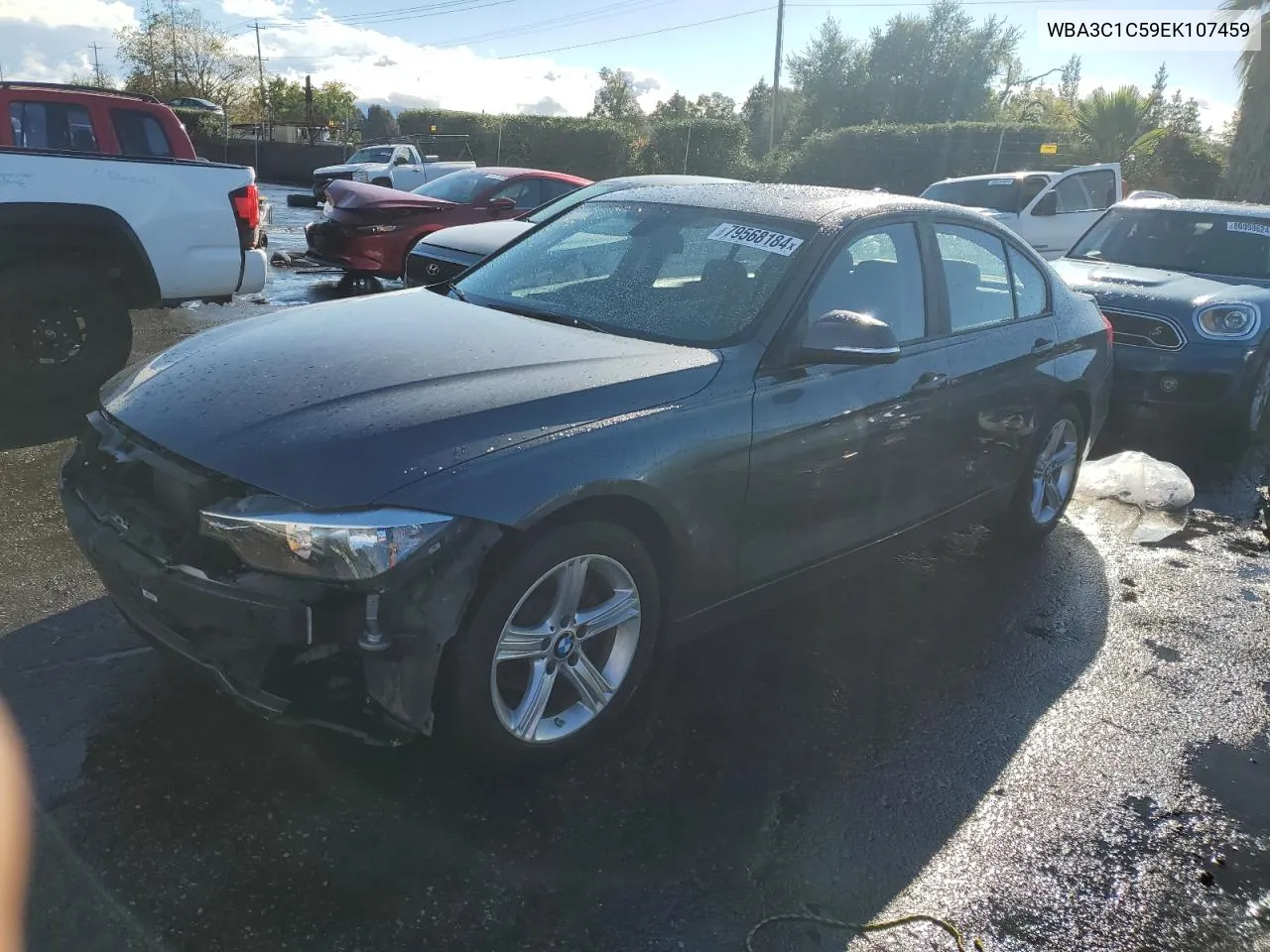 2014 BMW 328 I Sulev VIN: WBA3C1C59EK107459 Lot: 79568184