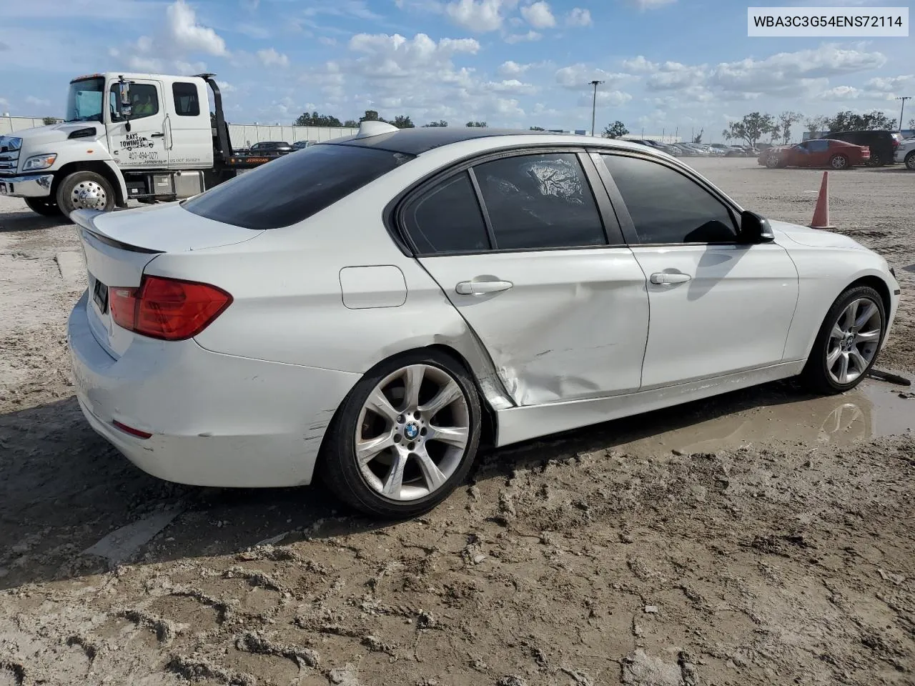 2014 BMW 320 I xDrive VIN: WBA3C3G54ENS72114 Lot: 79741104