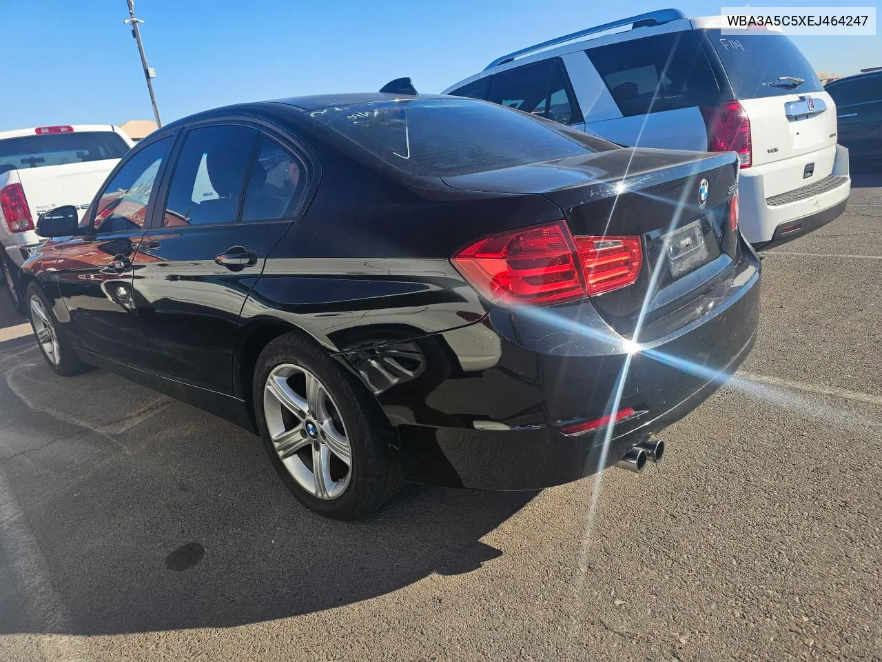 2014 BMW 328 I VIN: WBA3A5C5XEJ464247 Lot: 80145094