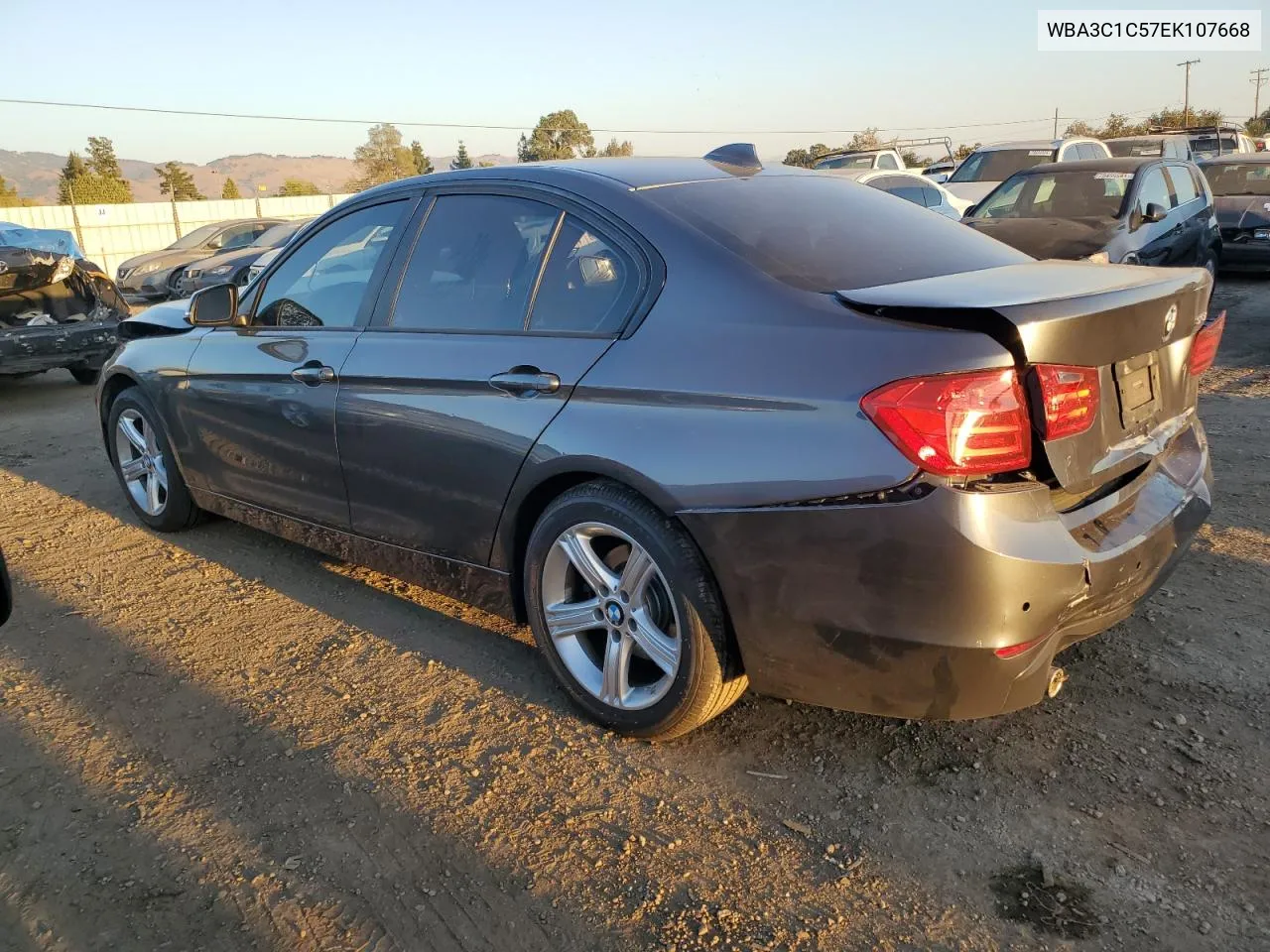 2014 BMW 328 I Sulev VIN: WBA3C1C57EK107668 Lot: 80173054