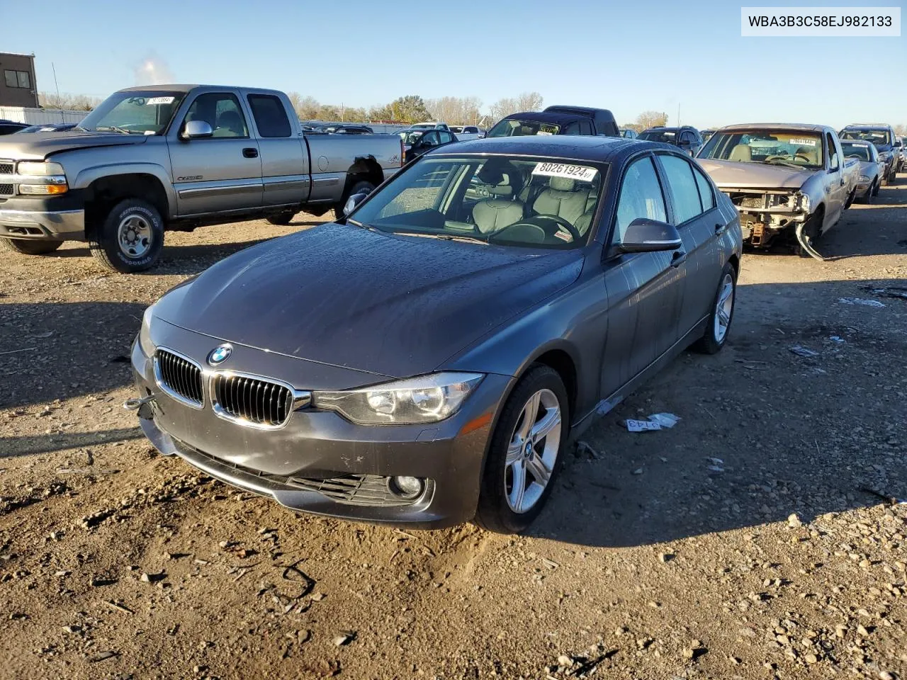 2014 BMW 328 Xi VIN: WBA3B3C58EJ982133 Lot: 80261924