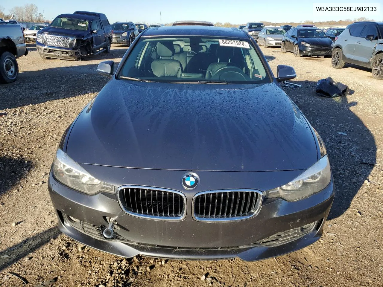 2014 BMW 328 Xi VIN: WBA3B3C58EJ982133 Lot: 80261924