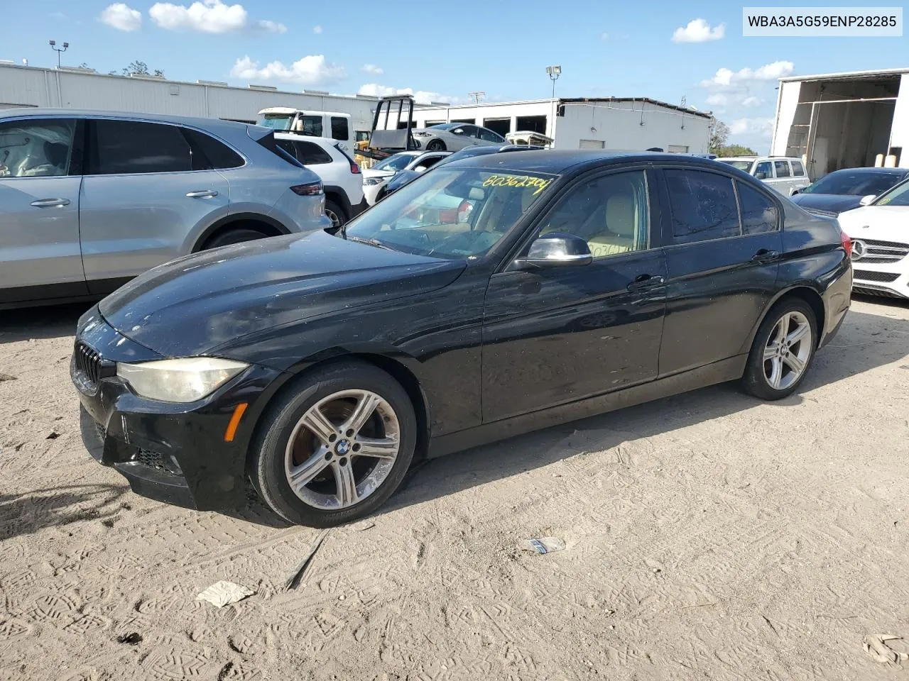 2014 BMW 328 I VIN: WBA3A5G59ENP28285 Lot: 80362704