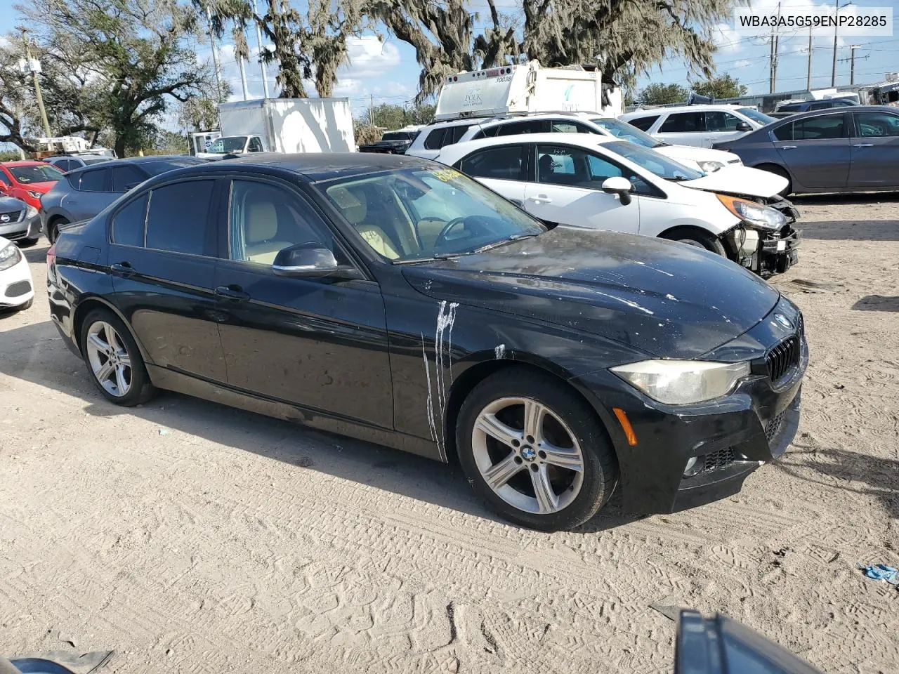 2014 BMW 328 I VIN: WBA3A5G59ENP28285 Lot: 80362704