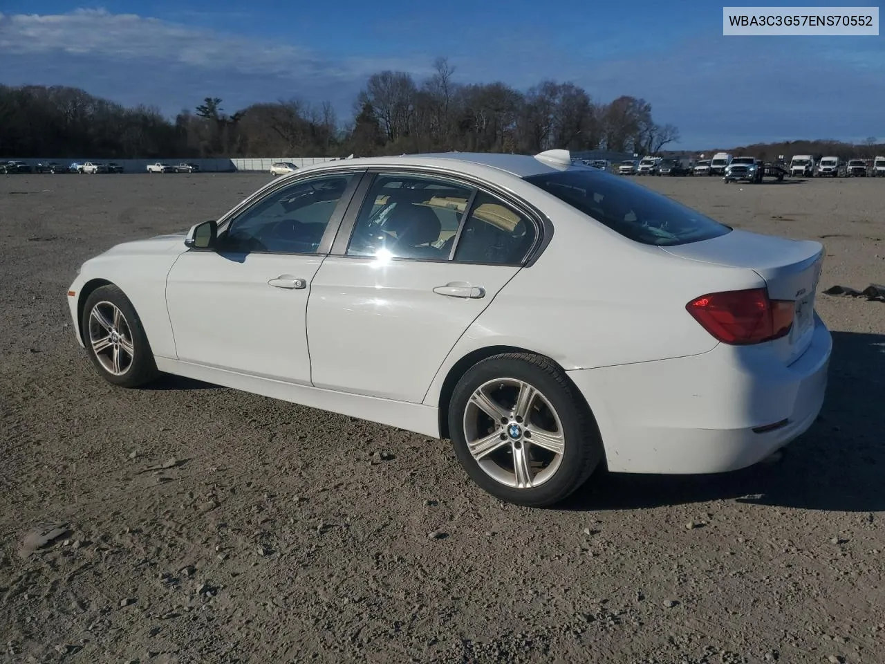 2014 BMW 320 I xDrive VIN: WBA3C3G57ENS70552 Lot: 80439114