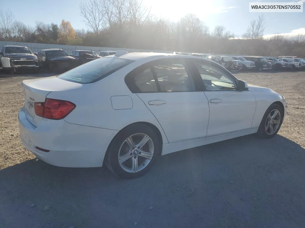 2014 BMW 320 I xDrive VIN: WBA3C3G57ENS70552 Lot: 80439114