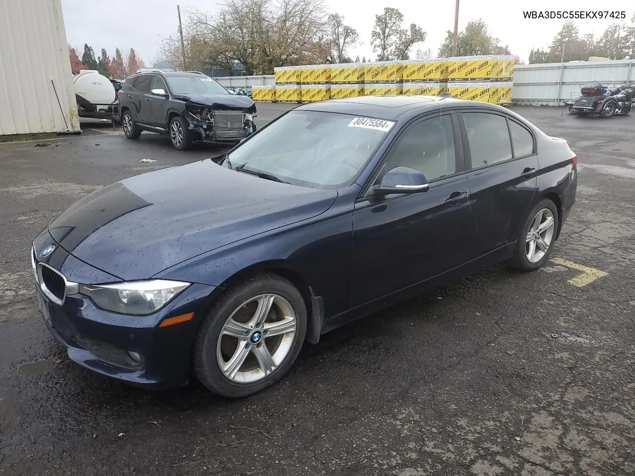 2014 BMW 328 D xDrive VIN: WBA3D5C55EKX97425 Lot: 80475584