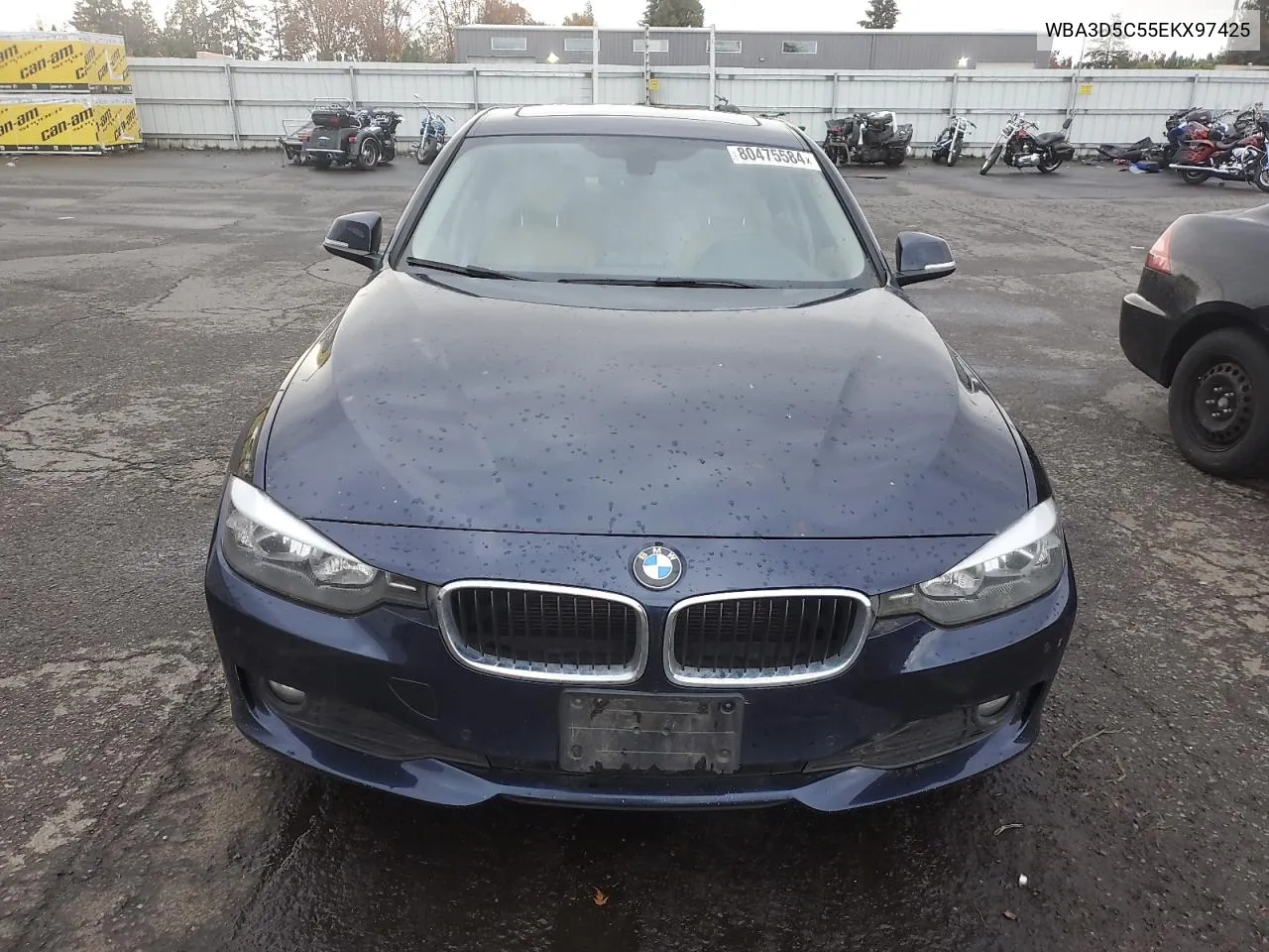 2014 BMW 328 D xDrive VIN: WBA3D5C55EKX97425 Lot: 80475584