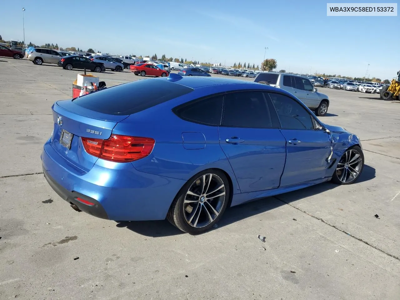 2014 BMW 335 Xigt VIN: WBA3X9C58ED153372 Lot: 80493874