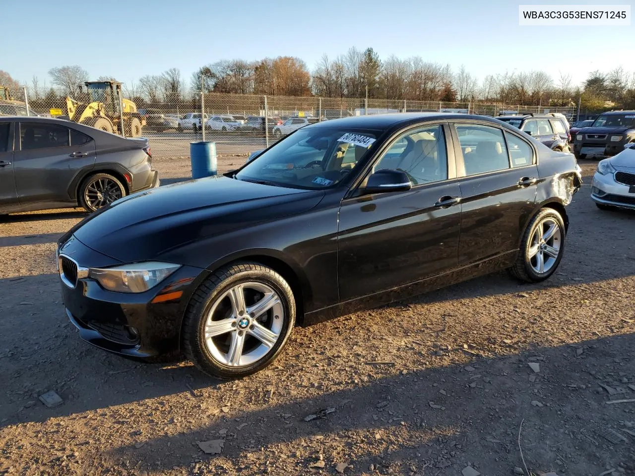 2014 BMW 320 I xDrive VIN: WBA3C3G53ENS71245 Lot: 80760484