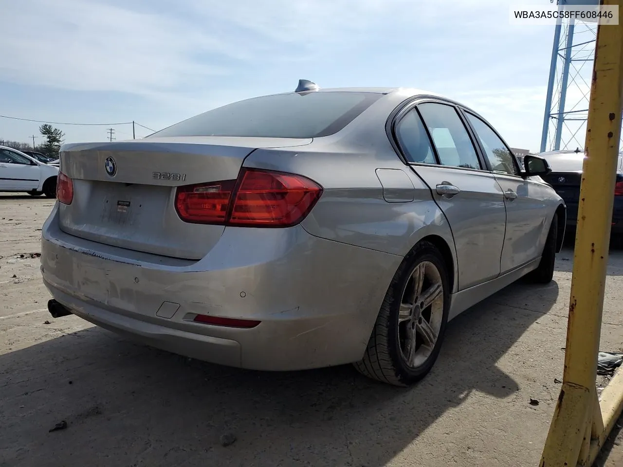 2015 BMW 328 I VIN: WBA3A5C58FF608446 Lot: 46617384