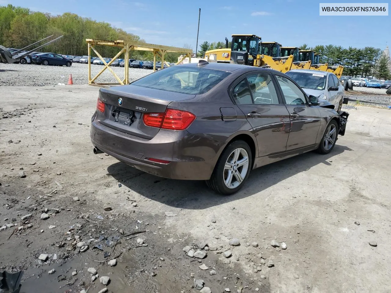 2015 BMW 320 I xDrive VIN: WBA3C3G5XFNS76346 Lot: 50655154