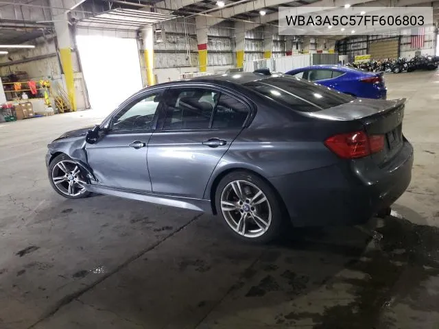 2015 BMW 328 I VIN: WBA3A5C57FF606803 Lot: 55364984