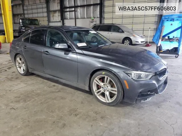 2015 BMW 328 I VIN: WBA3A5C57FF606803 Lot: 55364984