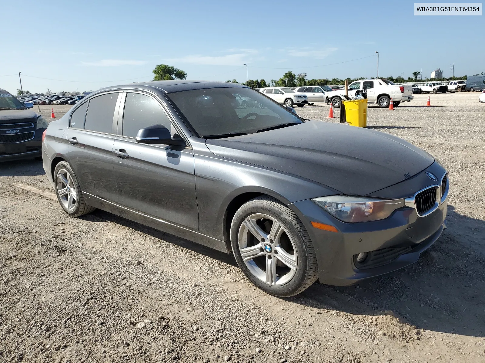 2015 BMW 320 I VIN: WBA3B1G51FNT64354 Lot: 61191554