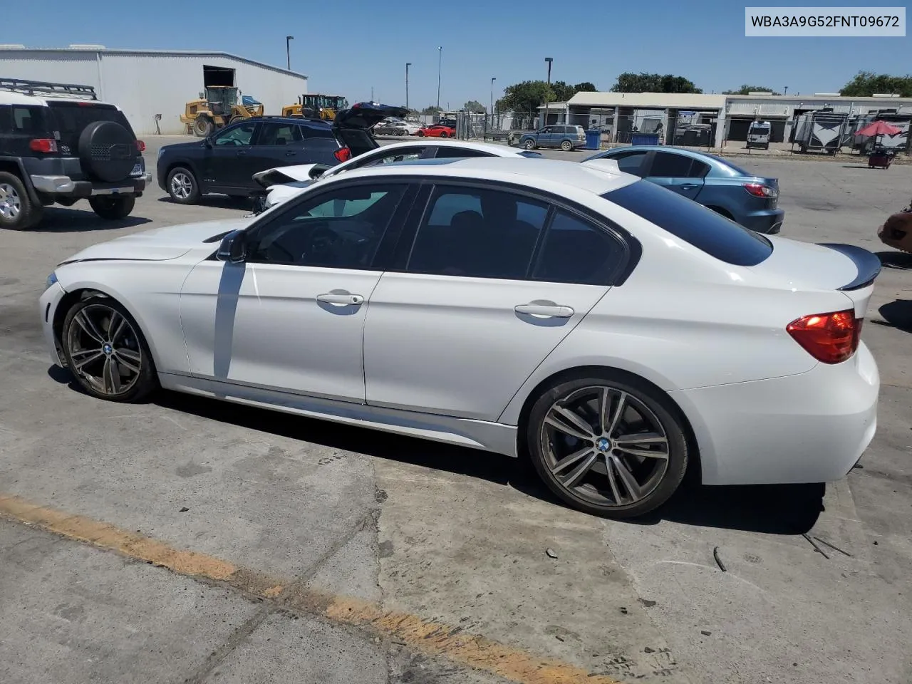 2015 BMW 335 I VIN: WBA3A9G52FNT09672 Lot: 61554664