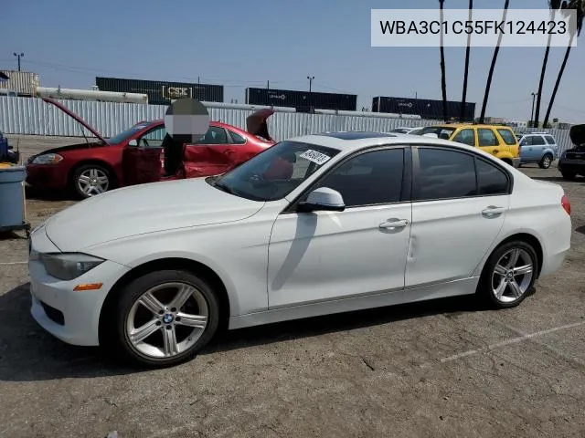 2015 BMW 328 I Sulev VIN: WBA3C1C55FK124423 Lot: 61931474