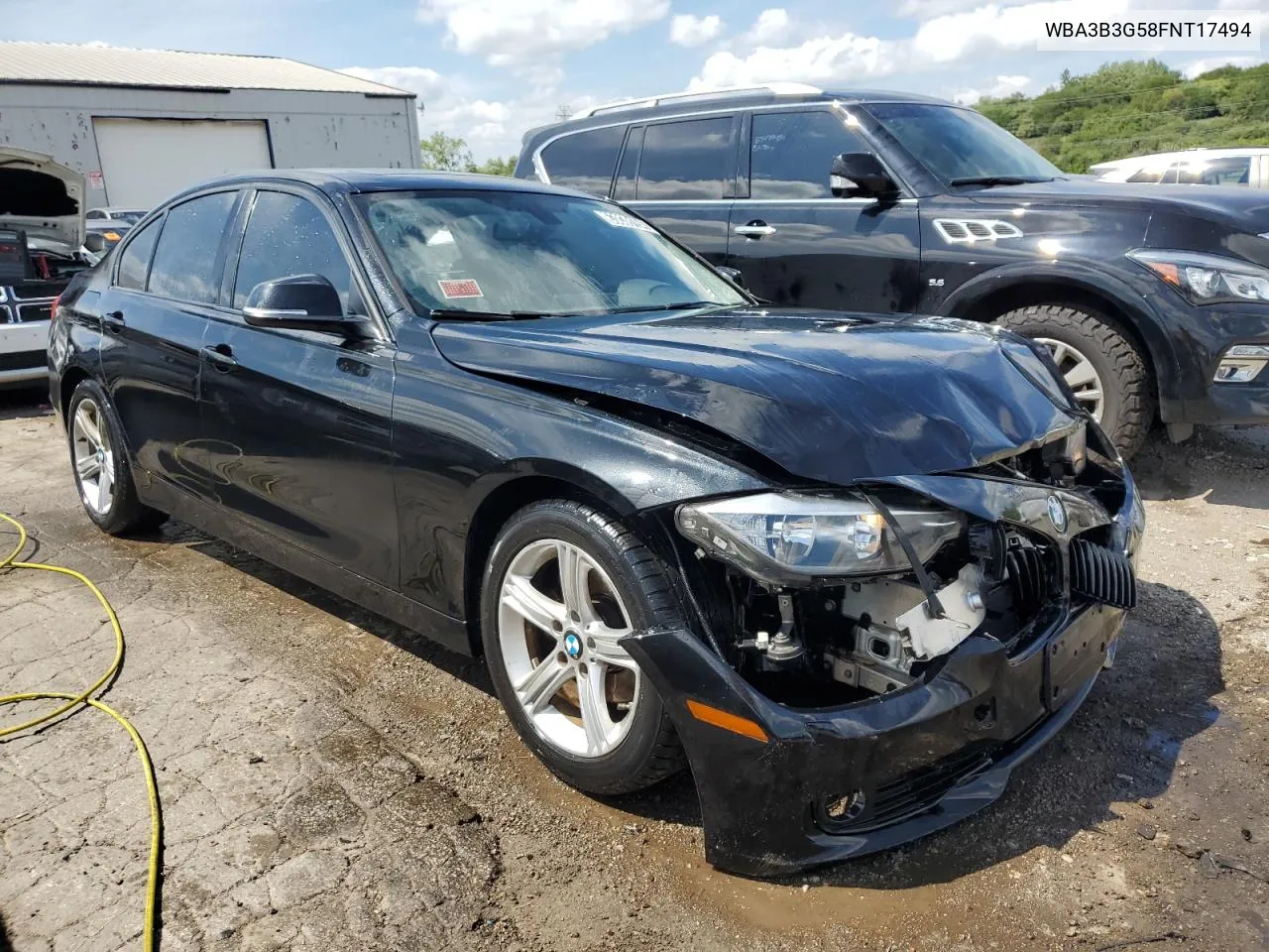 2015 BMW 328 Xi VIN: WBA3B3G58FNT17494 Lot: 63839194