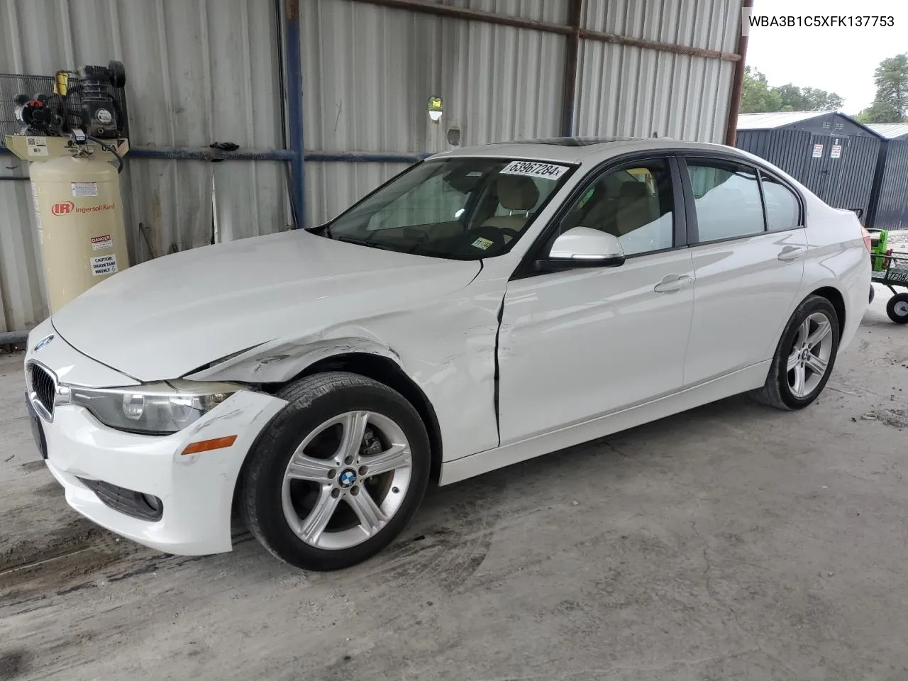 2015 BMW 320 I VIN: WBA3B1C5XFK137753 Lot: 63967284