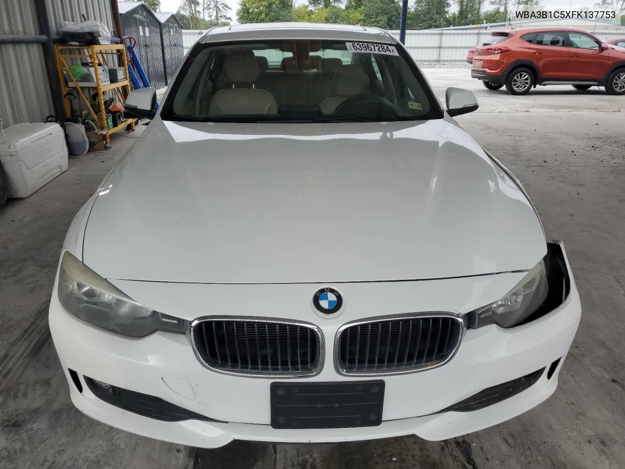 2015 BMW 320 I VIN: WBA3B1C5XFK137753 Lot: 63967284