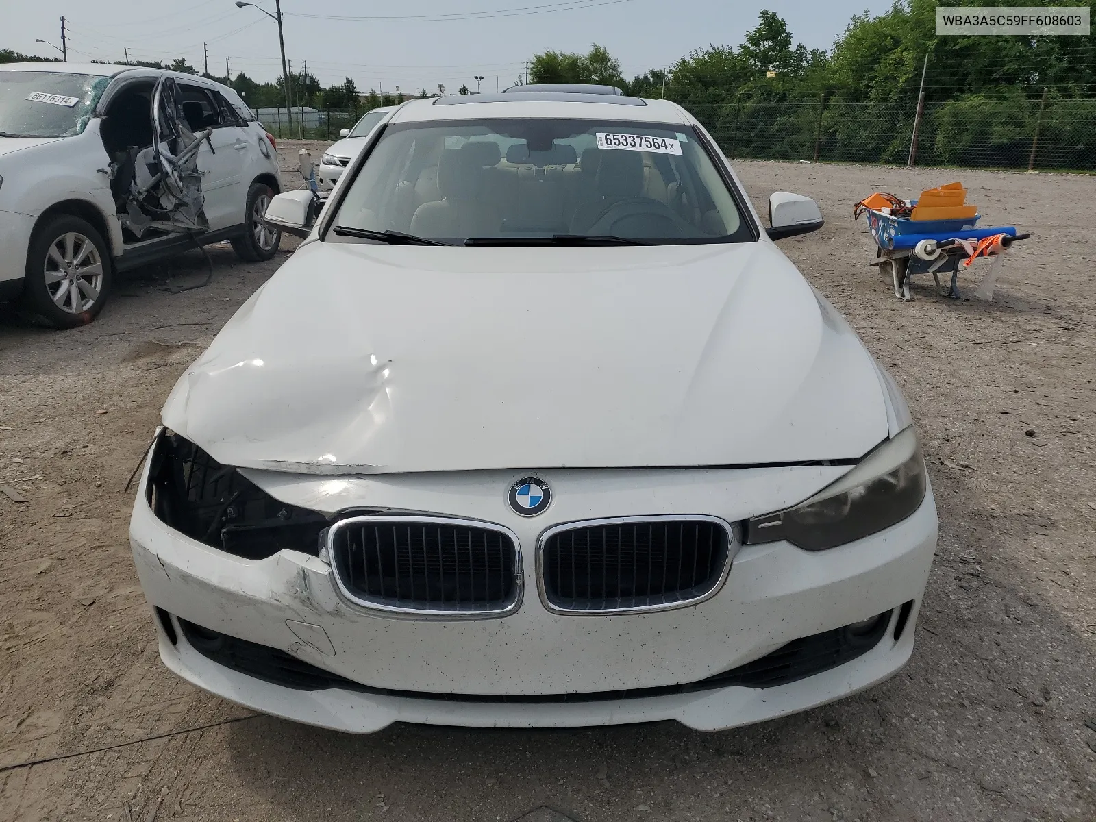 2015 BMW 328 I VIN: WBA3A5C59FF608603 Lot: 65337564