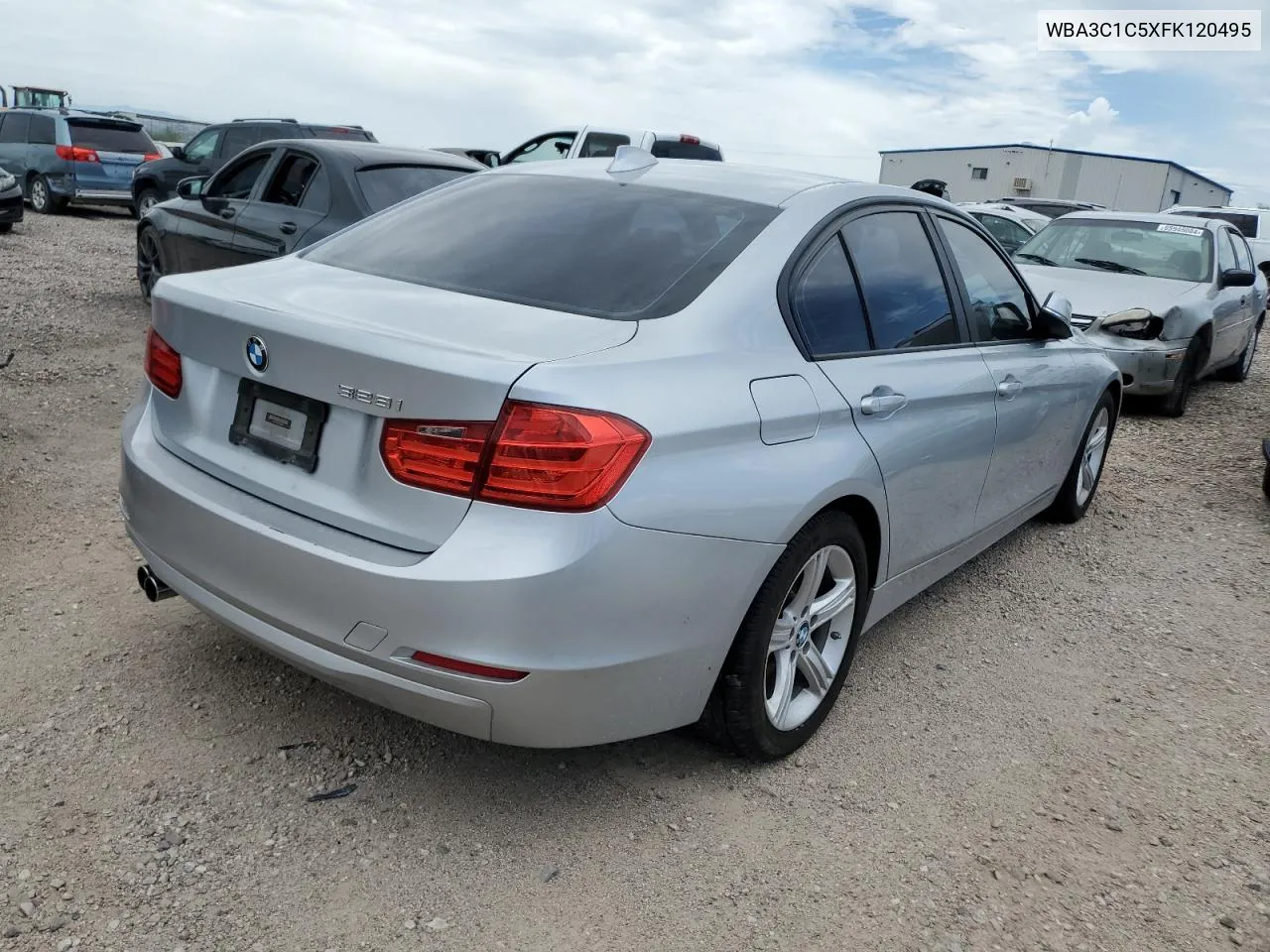 2015 BMW 328 I Sulev VIN: WBA3C1C5XFK120495 Lot: 65631484