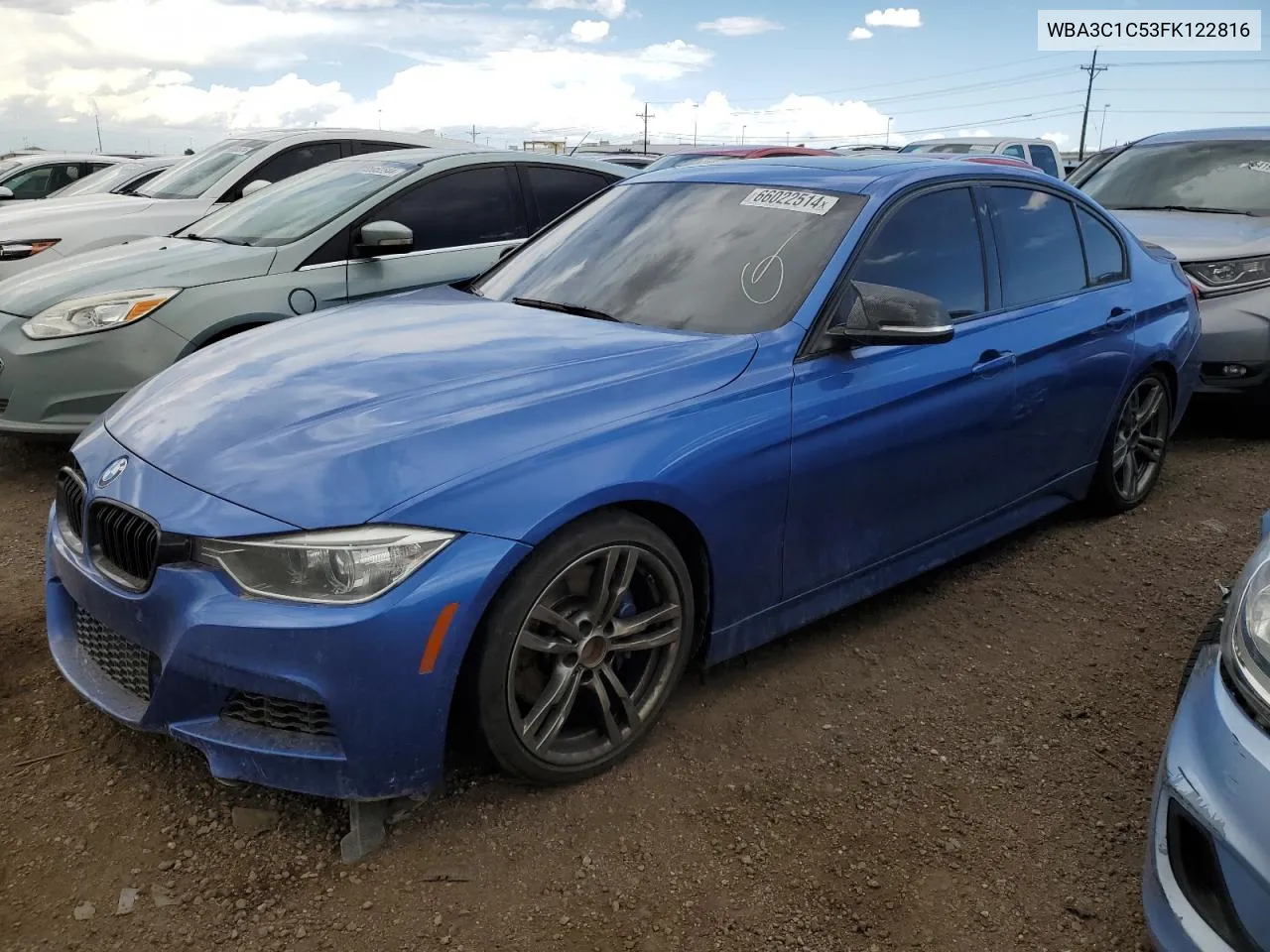 WBA3C1C53FK122816 2015 BMW 328 I Sulev