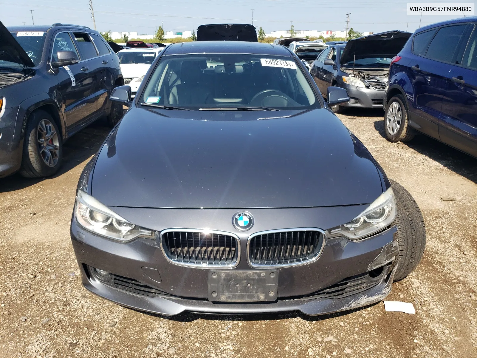 2015 BMW 335 Xi VIN: WBA3B9G57FNR94880 Lot: 66929184