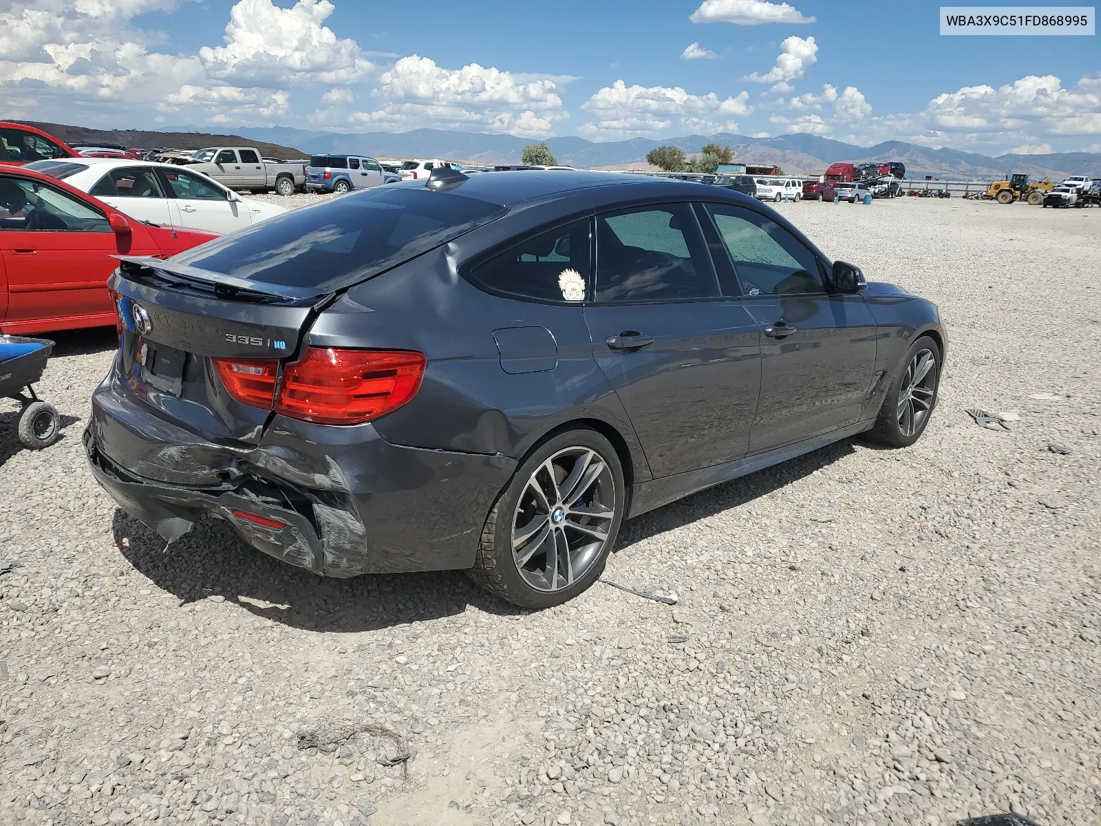 2015 BMW 335 Xigt VIN: WBA3X9C51FD868995 Lot: 67603014