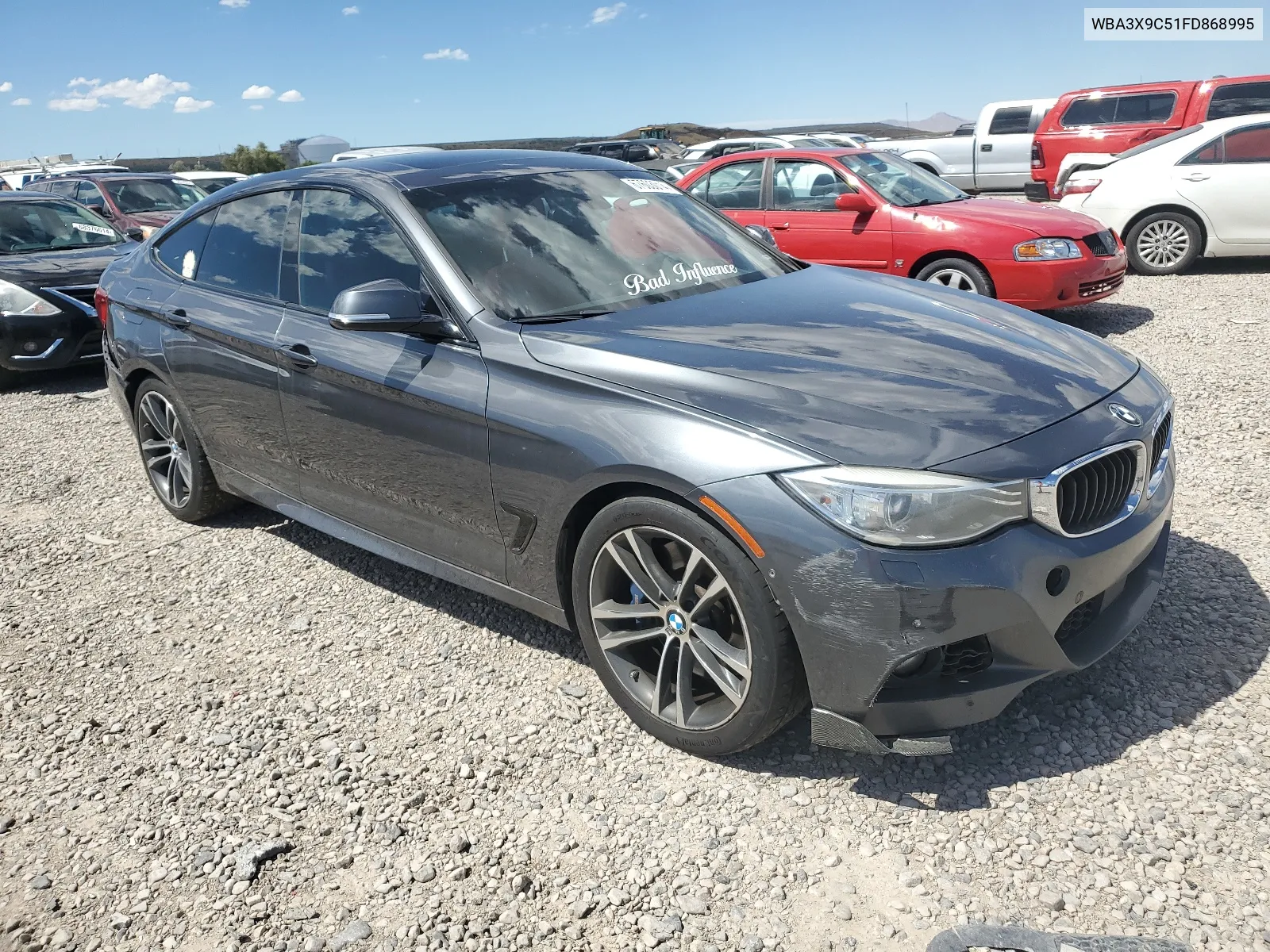 2015 BMW 335 Xigt VIN: WBA3X9C51FD868995 Lot: 67603014