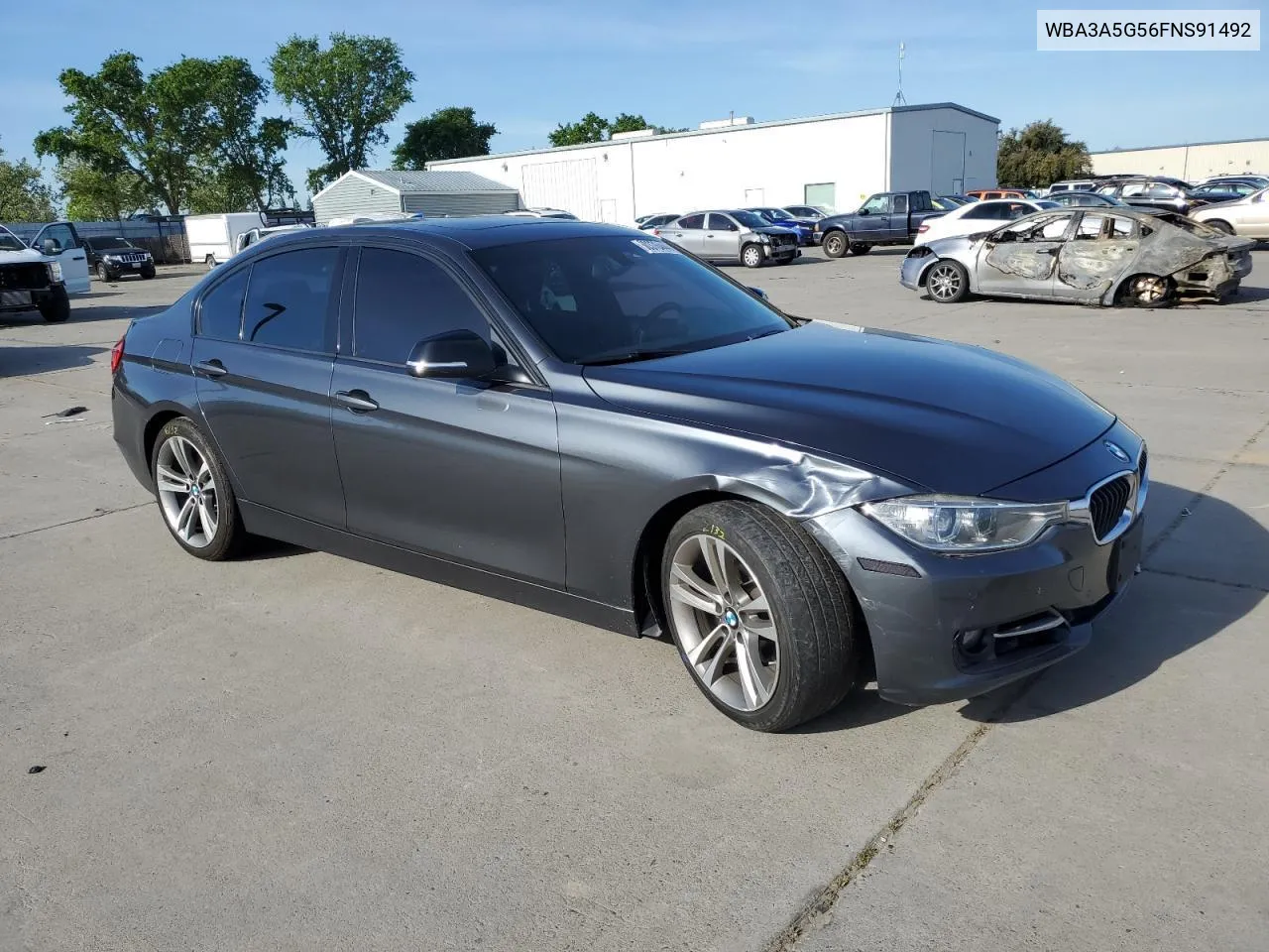 2015 BMW 328 I VIN: WBA3A5G56FNS91492 Lot: 67980184