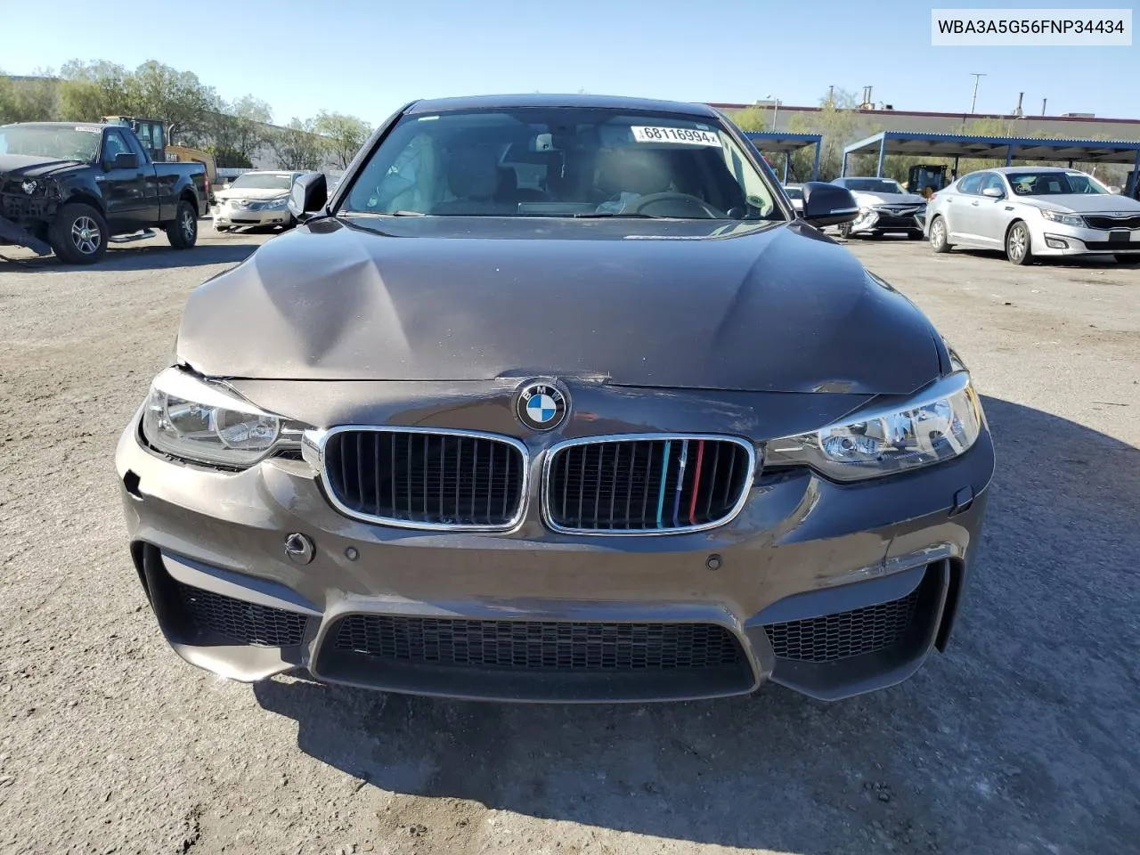 2015 BMW 328 I VIN: WBA3A5G56FNP34434 Lot: 68116994