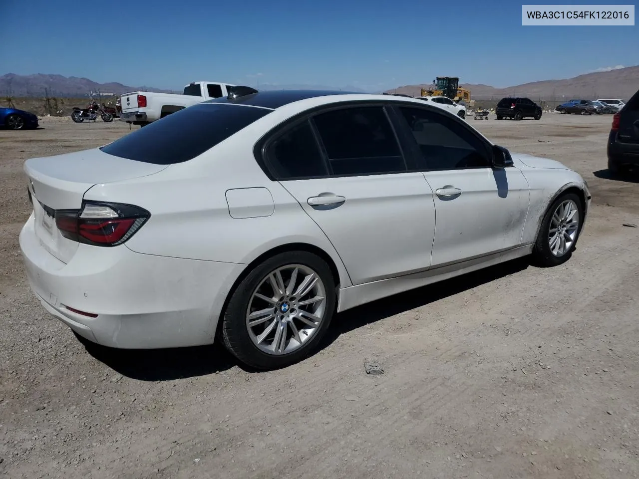 2015 BMW 328 I Sulev VIN: WBA3C1C54FK122016 Lot: 68484724