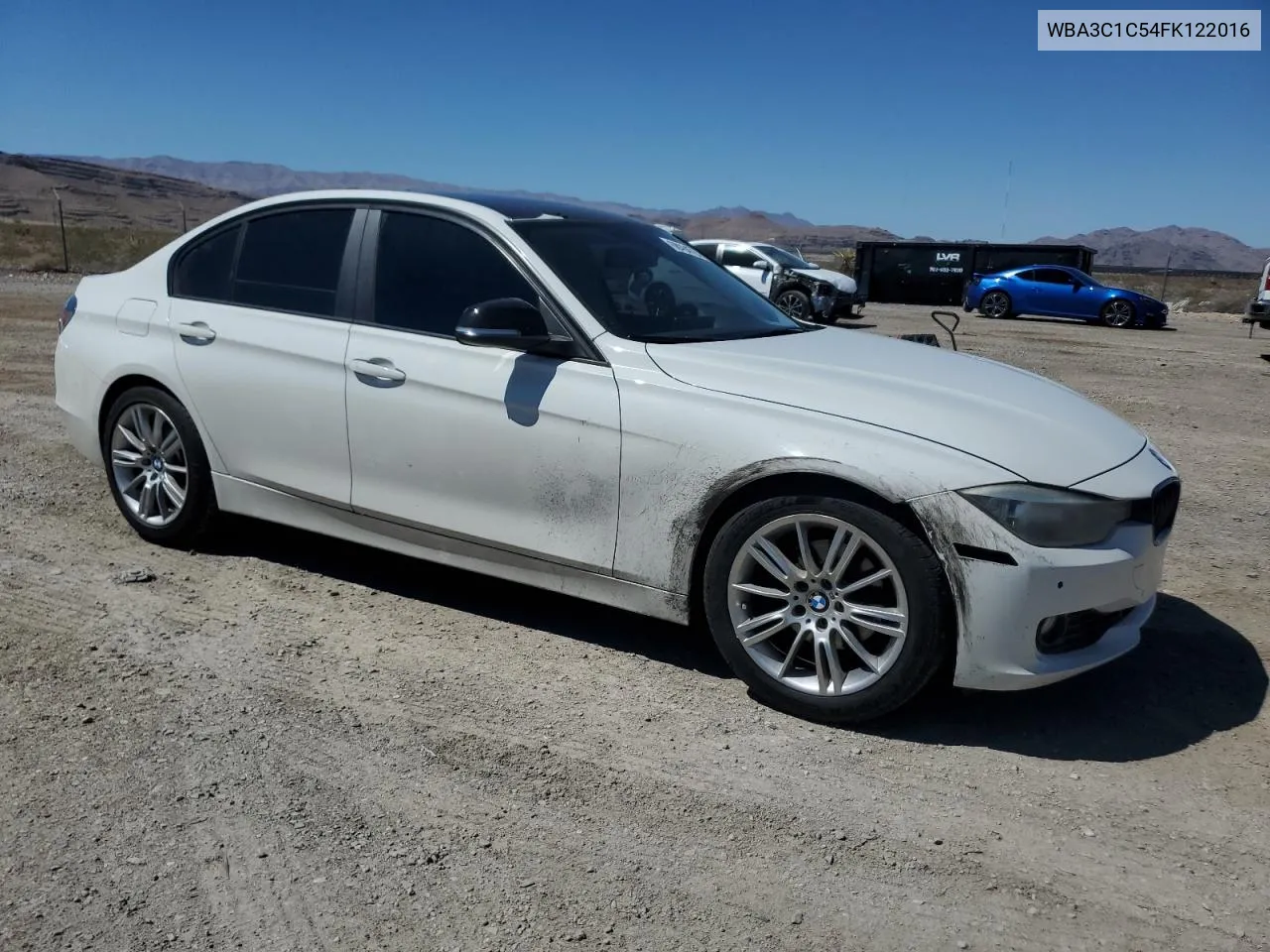 2015 BMW 328 I Sulev VIN: WBA3C1C54FK122016 Lot: 68484724