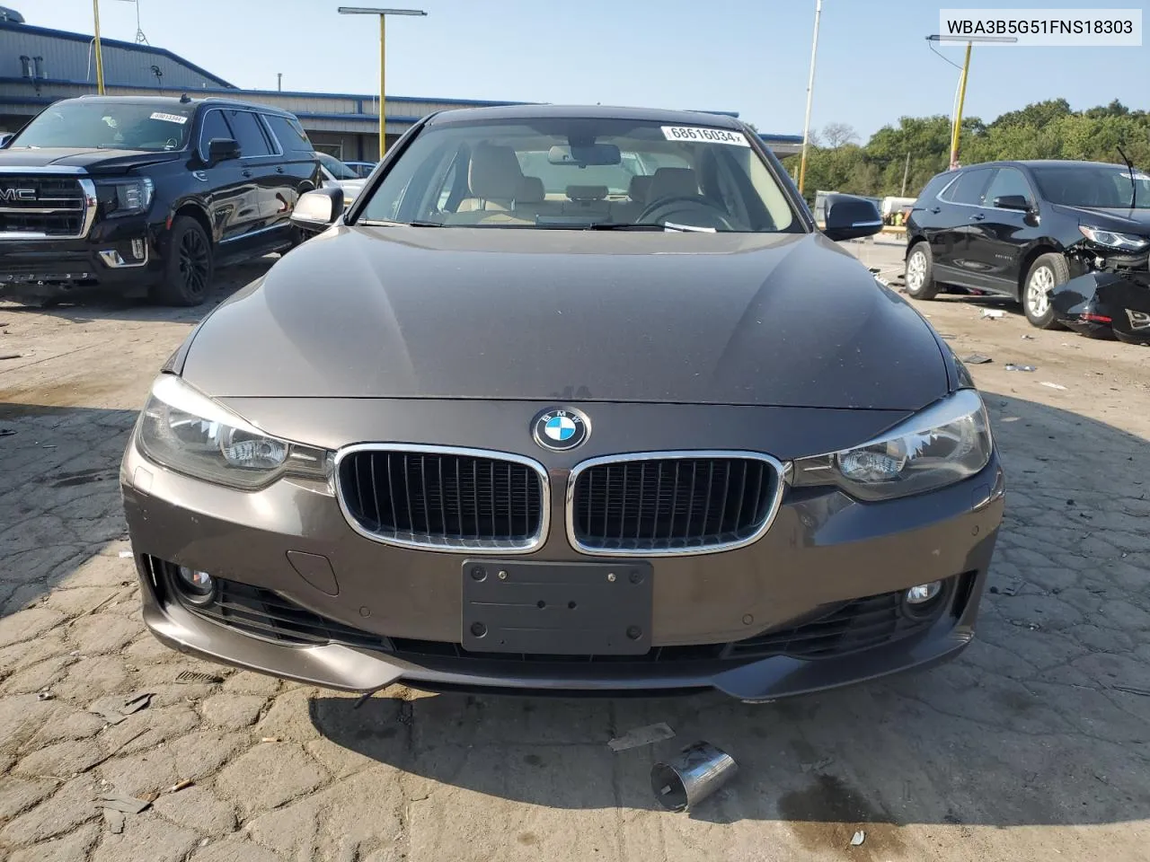 2015 BMW 328 Xi Sulev VIN: WBA3B5G51FNS18303 Lot: 68616034