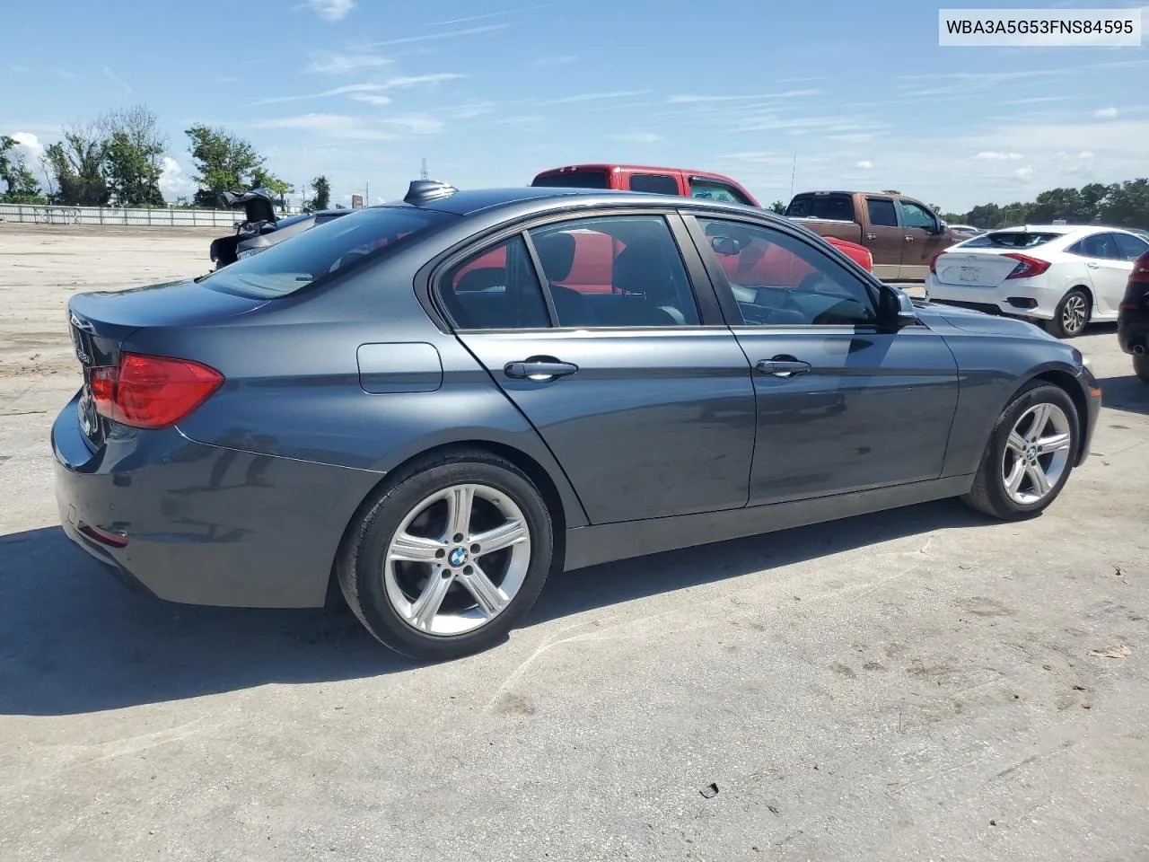 2015 BMW 328 I VIN: WBA3A5G53FNS84595 Lot: 68773064