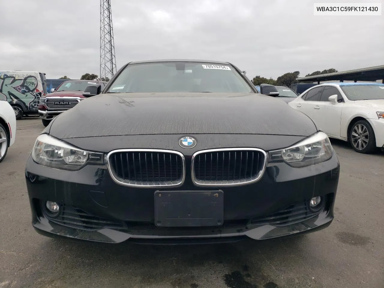 2015 BMW 328 I Sulev VIN: WBA3C1C59FK121430 Lot: 70515754