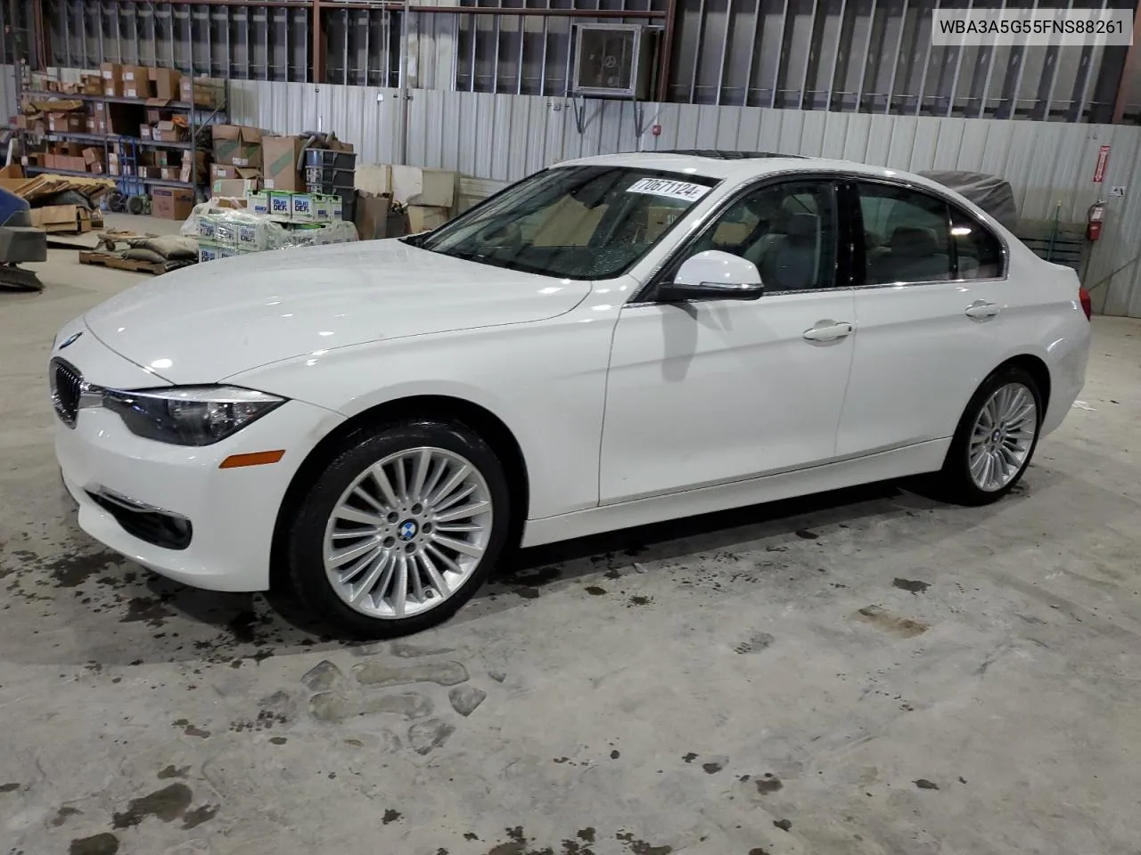 2015 BMW 328 I VIN: WBA3A5G55FNS88261 Lot: 70671124