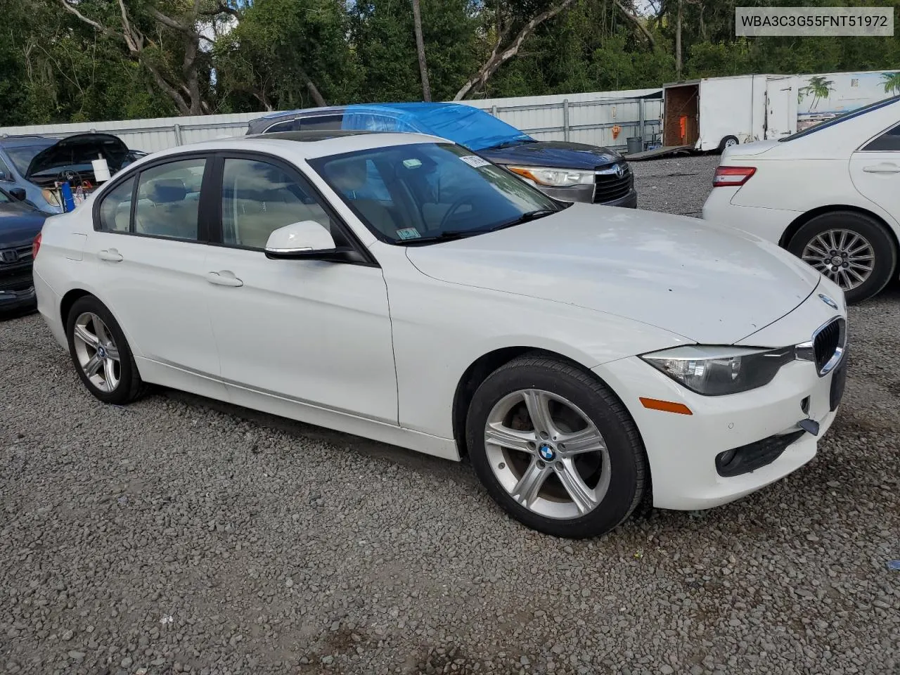 2015 BMW 320 I xDrive VIN: WBA3C3G55FNT51972 Lot: 72497944