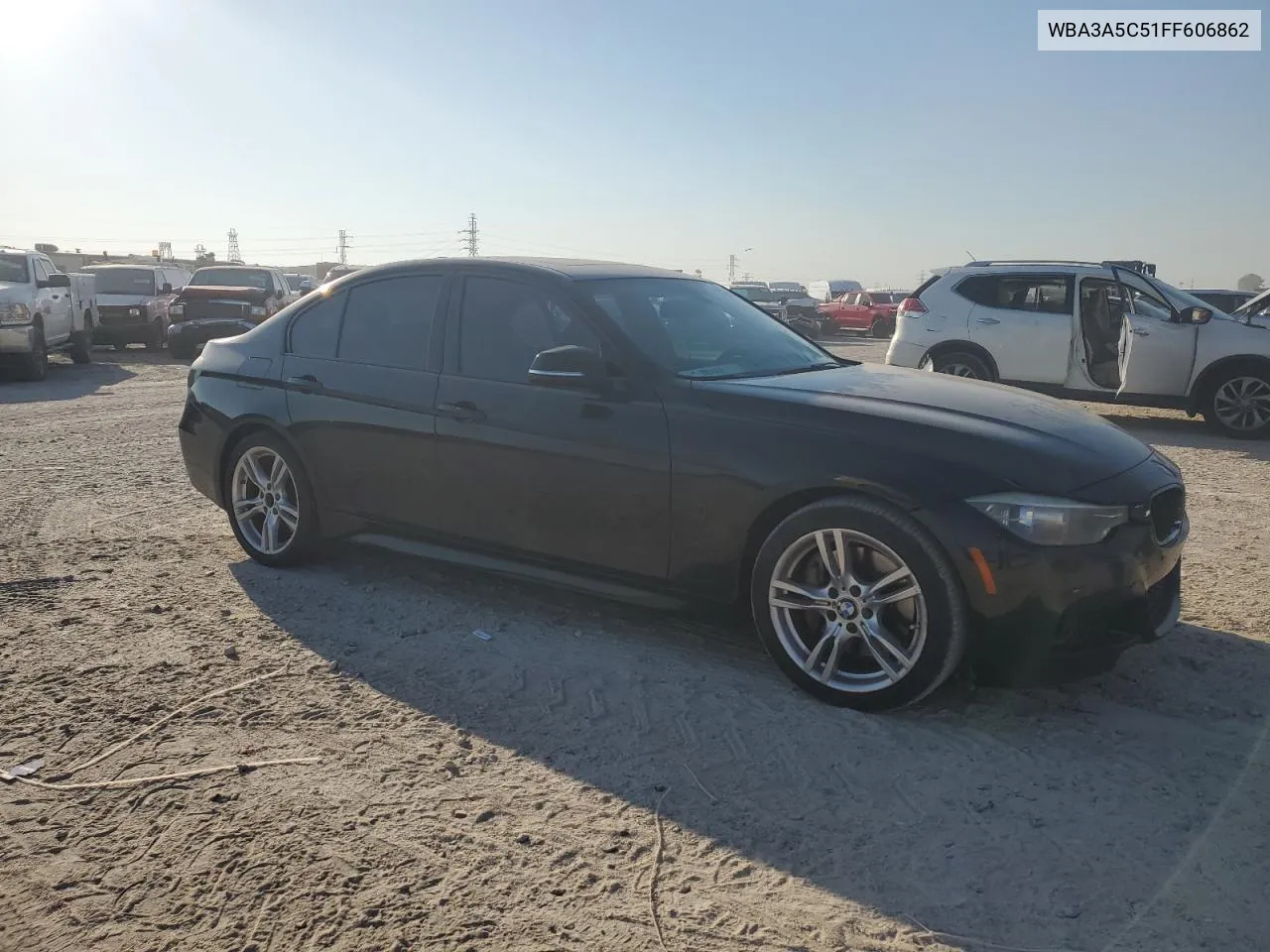 2015 BMW 328 I VIN: WBA3A5C51FF606862 Lot: 72561254