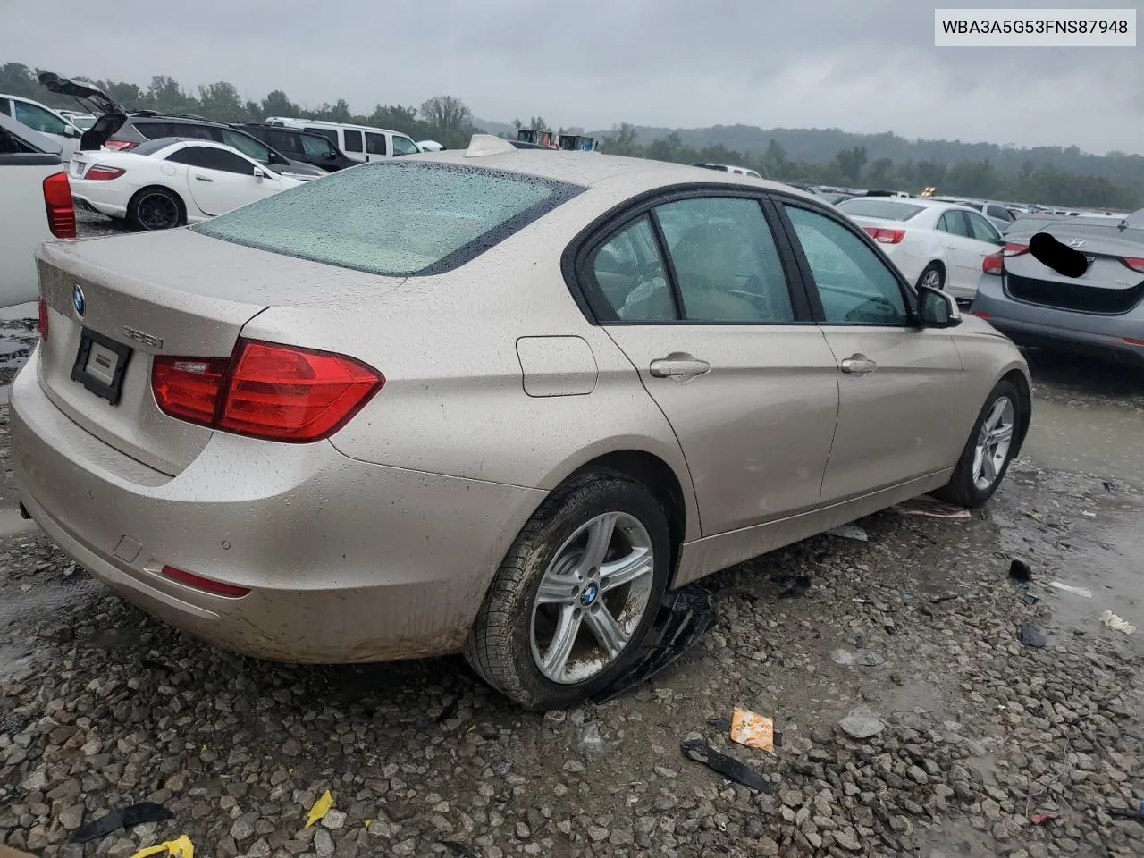 2015 BMW 328 I VIN: WBA3A5G53FNS87948 Lot: 73336564