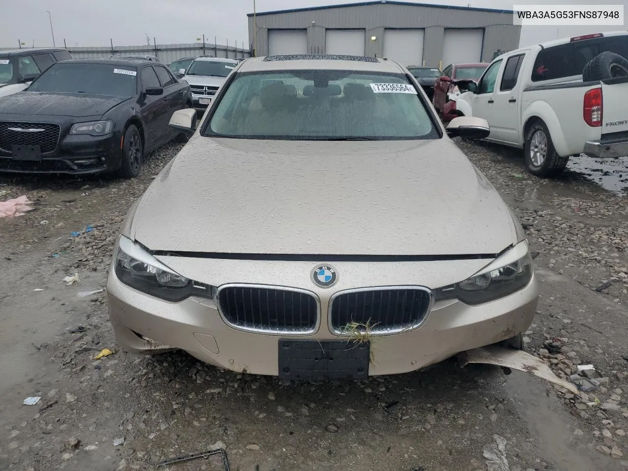 2015 BMW 328 I VIN: WBA3A5G53FNS87948 Lot: 73336564